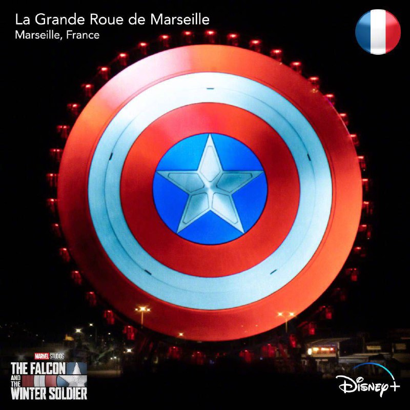 #电影资讯为庆祝《 #猎鹰与冬兵 》开播，世界各地的一些地标亮起了盾牌🛡️#电影资讯为庆祝《 #猎鹰与冬兵 》开播，世界各地的一些地标亮起了盾牌🛡️