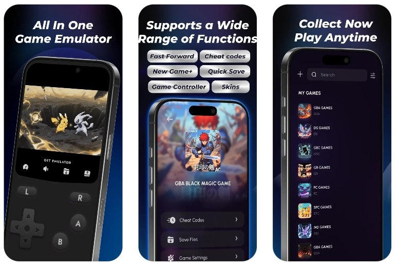 🔖 限免内购应用 |  GET Emulator：全平台怀旧掌机模拟器　GET Emulator 支持 NDS、GBA、GBC、GB、NES、SNES、MD 等多平台经典游戏格式，高性能还原 像素冒险与怀旧手感　它还提供 经典皮肤、横屏支持、快进模式、快速保存/自动保存 和 蓝牙手柄连接 等功能，带来更沉浸、更自由的游戏体验　☁️限免有时效性请注意时间☁️在购买界面中没有显示金额，说明就是免费的🎮设备需装有 iOS 15.0或更高版本　怀旧游戏的快乐，从这一刻开始🏬 GET Emulator [💰 终身购买¥0元]标签：#GETEmulator #游戏模拟器 #掌机模拟器 #游戏 #像素游戏 #限免📮 频道 | 🪧 群聊 | ✨ 中文包