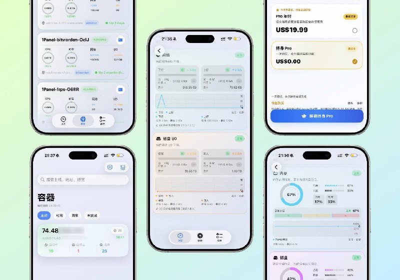 ✈️ Termi | SSH终端、服务器远程巡检和 Docker 管理的iPhone 终端工具🏷 检索标签：#Termi #SSH #SSH客户端 #服务器 #运维 #Docker管理 #自托管 #限免⭐️ 详情介绍：Termi 适合那种经常要盯 Linux 服务器、VPS、NAS、自托管服务 的人，它把多主机状态查看、远程登录、批量命令、Docker 工作台都放到了一起，平时通勤、出差或者临时离开电脑时，先看哪台机器不对，再直接进去处理   像 CPU、内存、磁盘、网络 这些状态，发现异常后直接进 SSH 终端 执行命令；要对多台机器一起做重启、部署、查日志，也能直接下 批量命令，容器相关的情况再切到 Docker 工作台 继续看☁️限免有时效性请注意时间☁️在购买界面中没有显示金额，说明就是免费🎮设备需装有 iOS17.6或更高版本📱Termi·App Store [美区💰 ¥0元]😌频道 |🙂群聊 |😋中文包 |☺️搜索