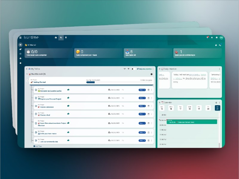 🔖 Leantime | 简单好用却功能齐全的开源项目管理工具　Leantime 把 飞书看板的简洁 和 禅道的专业 融合在一起，提供 多视图任务管理（看板、甘特图、表格、列表、日历），还内置 仪表盘、报告、进度跟踪，让团队协作更直观高效