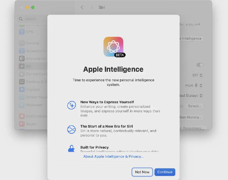 😹  国行Mac破解使用AppleIntelligence 教程🗣️👥【支持平台】：#MacOS📱【应用标签】：#Mac #Apple #AI #AppleIntelligence💻【软件简介】：   在 macOS Sequoia 15.1 Beta 1 测试通过，原理和国行破解使用 Xcode LLM 相同，同样可在不禁用系统完整性保护 (SIP) 的情况下在国行 Mac 上使用 Apple Intelligence😨【国行 Mac 使用 Xcode LLM 的方法】📣Mac AppleIntelligence解锁步骤：1️⃣ 在*恢复模式*下打开终端，通过 csrutil disable 命令禁用 SIP 后重启电脑2️⃣ 在*终端（Terminal）*中粘贴此命令 sudo nvram boot-args=