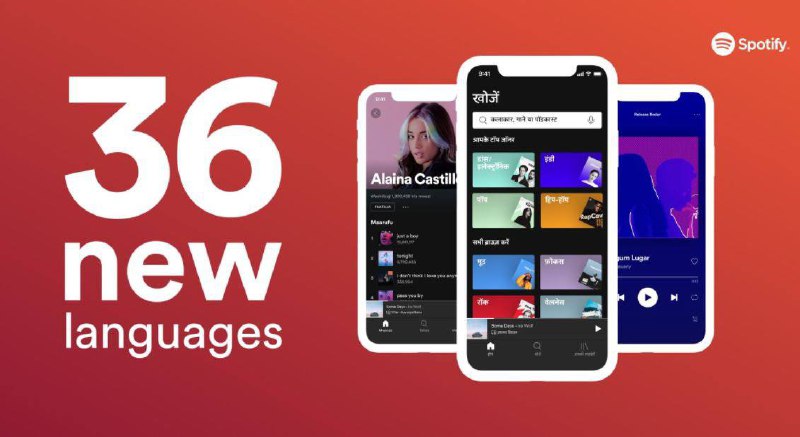 #SpotifyApp宣布支持简体中文据Mspoweruser报道，流媒体音乐服务Spotify宣布新增36种支持语言，其中包括简体中文