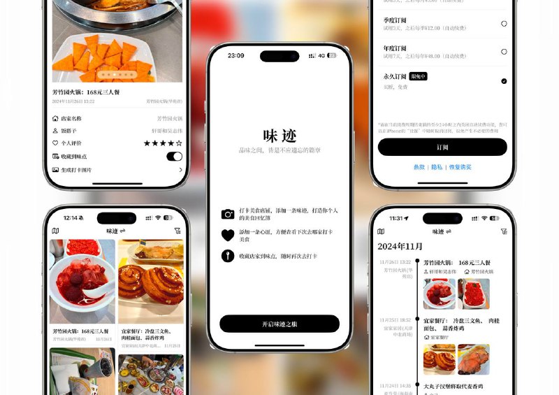 限免内购应用 | 味迹：你的专属美食打卡回忆簿记录每一顿心动滋味，添加“味迹”留存回忆、设定“心愿”规划下次打卡、标记“味点”收藏值得再去的美食地标，打造属于你的吃货地图☁️限免有时效性请注意时间☁️在购买界面中没有显示金额，说明就是免费的🎮设备需装有 iOS 16.0或更高版本🏬 味迹  [🎮终身购买¥0.00 元]平台：#iOS标签：#美食打卡 #味迹 #吃货日记 #餐厅收藏 #美食地图 📢 频道 | 群聊 | 汉化包