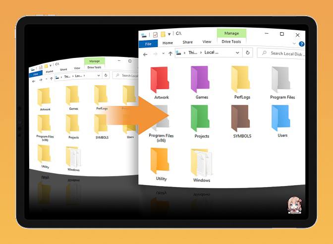 🥰 电脑美化插件👑 ▎ Windows 资源管理器文件夹着色实用程序 🖥【Folcolor】为 Windows 文件夹着色可以帮助您整理和提高工作效率