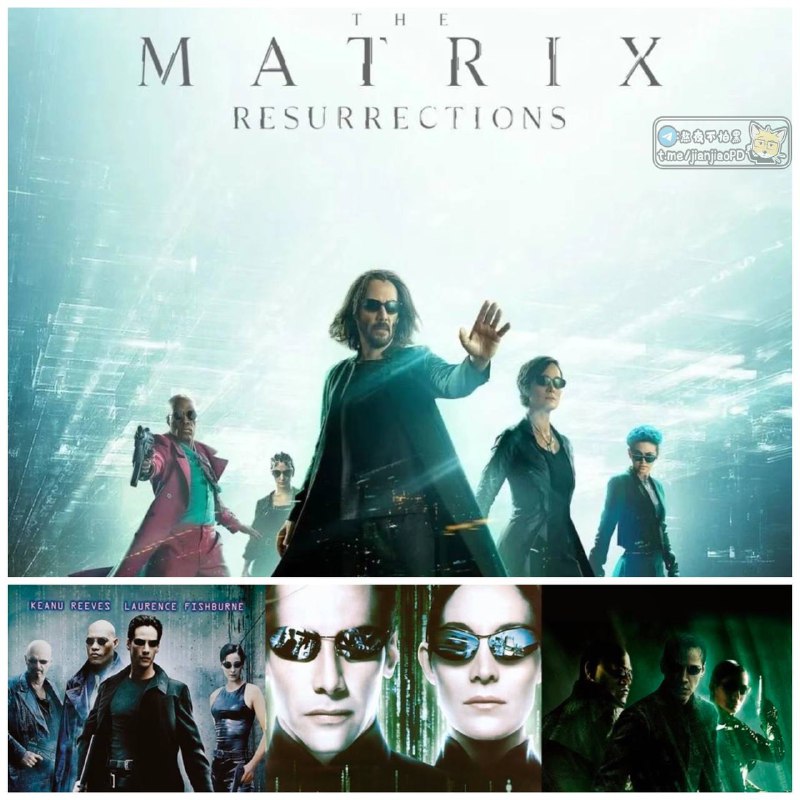 #电影资讯 👈🏻查看更多12月22号黑客帝国：矩阵重启将在院线和流媒体上同步上映✅     忘记剧情小伙伴们建议大家重温几年前上映的黑客帝国三部曲，我为大家整理了三部曲的阿里网盘链接，大家记得保存观看食用哦🤪🤪👉🏻黑客帝国三部曲原盘2160P     这部电影是华纳流媒体同步计划的最后一部，也就是最后一次可以和院线同步看到大片的机会了，《黑客帝国：矩阵重启》将在周三也就是12.22 在院线和流媒体HBO max同时上线（熟肉一出来，本频道也会第一时间更新出来，并分享给大伙哒！）▍大家应该还不知道黑客帝国4讲的是什么吧？请看下面的剧情简介哦：     尼奥（基努·里维斯 Keanu Reeves 饰）和崔妮蒂（凯瑞-安·莫斯 Carrie-Anne Moss 饰）重回矩阵：在这里，一个是矩阵创造出来，周而复始的日常世界，另一个则是隐藏其后，真实的人类世界