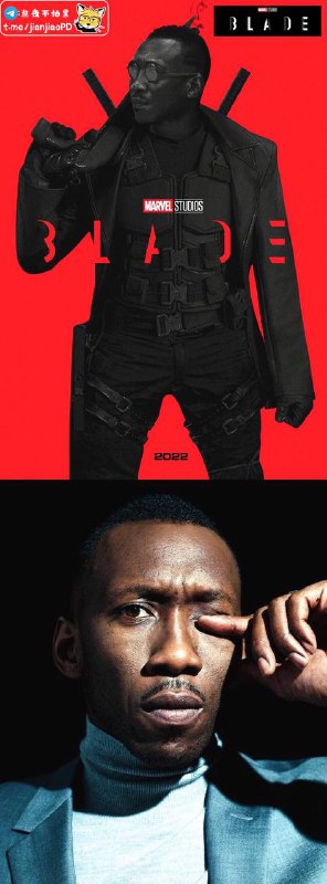 #电影资讯漫威宣布《新刀锋战士》明年10月见，并公布2022年多部電影上映日期▎漫威印度官方推特宣布《#新刀锋战士》在2022年10月7日上映，并由今年 #奥斯卡 “最佳男配”的获得者@马赫沙拉·阿里（《#绿皮书》《真探》），将出演重启版《刀锋战士》老三部电影中这个“吸血鬼猎人”的角色也是黑人，由@韦斯利·斯奈普斯 出演