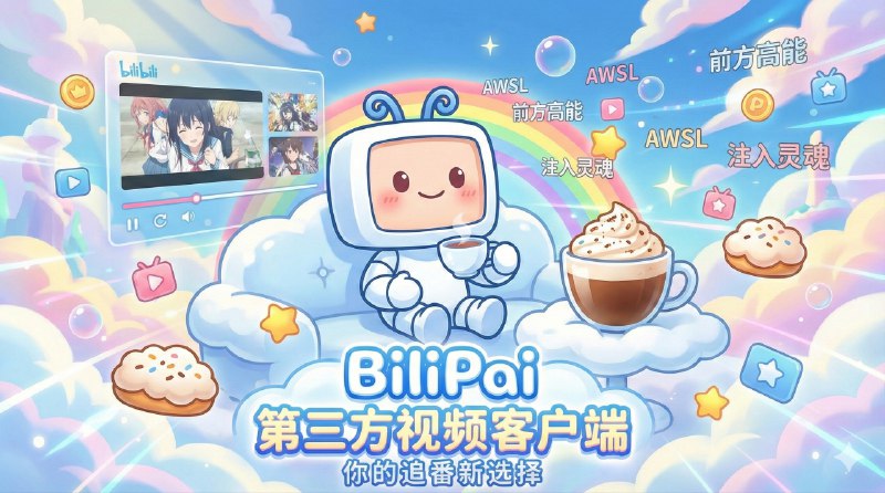 📣 BiliPai | 给B站减负的第三方客户端，让看视频重新变顺手🖼 标签：#BiliPai #B站第三方客户端 #Bilibili #哔哩哔哩 #B站📱 简介：如果你对官方 B 站客户端最大的意见是“越来越不像一个播放器”，那 BiliPai 基本踩在痛点上，它基于 Jetpack Compose 和 Material Design 3 构建，目标非常明确——提供纯粹、流畅、无广告的视频观看体验，把注意力重新拉回内容本身　 在播放这件事上，BiliPai 把该做的都做了，但不多演：4K / 1080P60 / HDR、DASH 流媒体、基于 DanmakuFlameMaster 的弹幕、手势控制、倍速播放、画中画 都是围绕“顺手”展开；番剧和直播（HLS）只是安分地待在该在的位置，UI 上的 Material You、毛玻璃底栏、Lottie 动画、骨架屏 也更像长期打磨的结果，而不是为了抢第一眼注意力　💬 小编有话说：第三方客户端能留下来的，从来不是花样，而是用久了不烦🌐 TG频道 · 🌐 TG群组🌐 Beta测试版 · 📖 GitHub😌频道 |🙂群聊 |🤓中文包 |🚇搜索