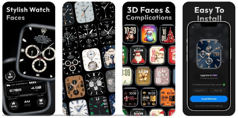 限免App Store应用：Watch表盘 - Watch Faces gallery ▎手表表盘 - 实时表盘用程序 表盘商店 专辑🗯 软件详情：拥有超过1,000张照片和设计可供选择，您可以创建自定义表盘，个性化您的手表以适合您的风格🔕限免有时效性请注意时间❗️在购买界面中没有显示金额，说明就是免费的📦设备需装有 iOS 16.0 或更高版本➡️ 终身会员