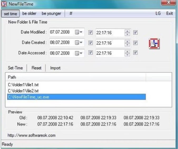 NewFileTime v7.44 修改文件时间 中文绿色版🎮 软件详情：NewFileTime是一款专为Windows系统设计的小巧、高效且免费的文件时间管理工具能够帮助用户轻松管理和修改文件及文件夹的时间戳