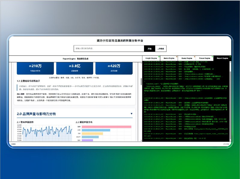 📣 BettaFish（微舆）| 开源舆情分析Agent 聊天式监测全网舆情、预测未来走向🖼 标签：#BettaFish #舆情 #舆论 #舆情分析 #AI #社交媒体监测 #新闻热点📱 简介：BettaFish（微舆） 是一款 开源舆情分析Agent，能像聊天一样完成 全网舆情采集与分析