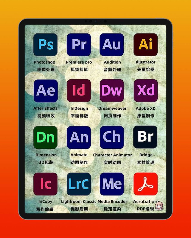 😱Adobe全家桶合集🔄MAC系统+Windows系统+教程软件+课程 PS、PR、LR、AE、AU、AI等等 👑 点击软件保存下载🗂关键词标签：#全家桶 #Adobe #PS #PR #LR #AE #AU #AI #Windows #Mac🫥🫥🫥🫥🫥🫥🫥🫥🫥🔵 点击订阅频道   ❤请点赞本帖