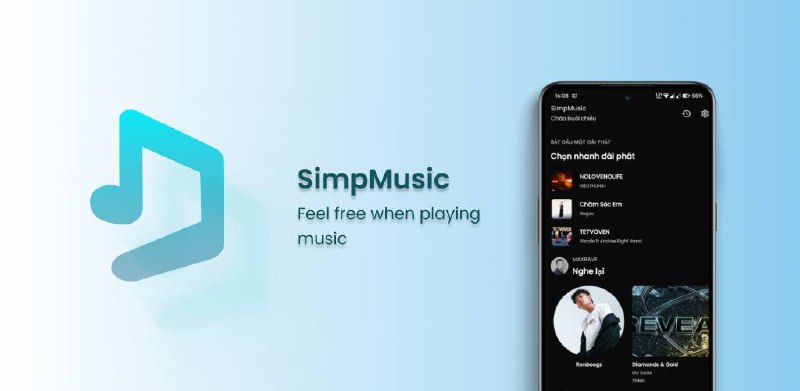 🎵 SimpMusic ▎无广告、可背景播放、离线下载的 YouTube Music 替代听歌 App🗣️👥【支持平台】：#Android📱【应用标签】：#音乐 #SimpMusic #播放器📊【应用版本】：0.2.2👥【应用内存】：27M💻【软件简介】：    一款实现没有 YouTube Premium 帐号，也能背景听 YouTube Music，还支持离线下载功能的 App﻿🛰【软件特点】☀️流媒体音乐：播放来自 YouTube Music 或 YouTube 的免费音乐，背景中没有广告🔵浏览：使用 YouTube Music 数据高速浏览主页、图表、播客、心情和流派🌈个性化：分析您的播放数据，创建自定义播放列表，并与 YouTube Music 同步☁离线播放：缓存，并可以保存数据以供离线播放✈️同步歌词：同步了 Musixmatch 和 YouTube Transcript 的歌词，并翻译了 Musixmatch 的歌词🔵诸多功能：还有更多功能，如 SponsorBlock、睡眠定时器、Android Auto、视频选项等😹【软件获取】： 贴文上方🇲🇼🥶【项目地址】：  点我进入➖➖➖➖➖➖➖➖➖🦊 频道    📖讨论组  ☁️ 投稿Bot