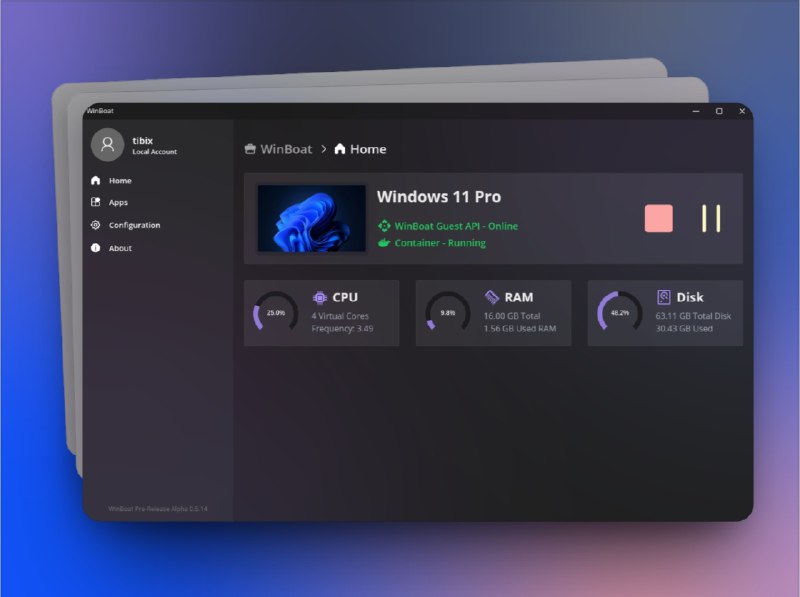 👥 WinBoat | 在 Linux 上原生运行 Windows 应用的开源工具　WinBoat 让你无需频繁切换系统，就能在 Linux 桌面直接运行 Windows 应用