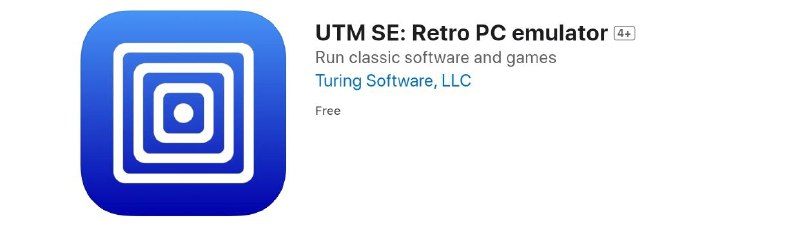 📱 首个 iOS 和 MacOS 的 PC 模拟器 UTM SE 成功登陆 App Store商店🗣️🔎【支持平台】：#iOS🍏🧣【应用标签】：#模拟器 #UTMSE🔄【应用版本】：4.5.3💻【应用内存】：1.7G😹【软件简介】： 适用于 iOS 和 macOS 的全功能系统模拟器和虚拟主机它允许您在 Mac、iPhone 和 iPad 上运行 Windows、Linux 等💝😨【Github地址】： @utmapp🍏『iPhone&iPad Appstore』🍏『Mac Appstore』➖➖➖➖➖➖➖➖➖🔵 关注频道  👍  点赞   🤖 投稿Bot