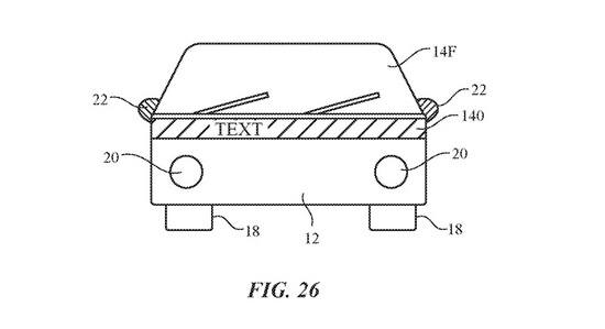 #苹果 拿下  #AppleCar 汽车专利：车身外部配备显示屏，可向周围车辆北京时间 8 月 31 日晚间消息，据报道，苹果公司今日获得的一项技术专利显示，苹果正在研发的电动汽车 Apple Car，其车身外部可能配备 LED 屏幕，以告知周围的司机和行人 Apple Car 正在或者将要做什么