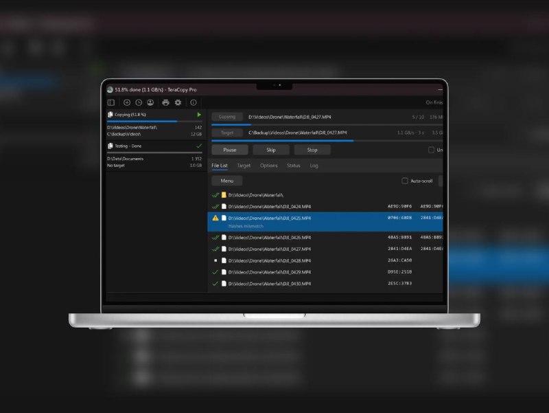 TeraCopy｜替代Windows自带的复制/移动功能提升文件传输工具🔘在传输42GB大文件时，TeraCopy仅需约5分钟，而Windows则需要12-13分钟，速度提升了一倍以上🔘在传统文件复制过程中，一旦遇到某个文件无法访问或损坏，整个传输就会中断，用户需要手动处理错误后重新开始🔘TeraCopy会自动替换系统默认的复制/移动功能（用户也可在设置中保留原生功能）🔘此应用分专业版和免费版，对于我们来说，免费版已能满足绝大多数日常需求，专业版针对于开发者、设计者需要的更多的💻 TeraCopy软件官网平台：#Web标签：#复制 #粘贴 #文件传输 #文件快速传输📣 频道  🐱 群聊  📦 汉化包