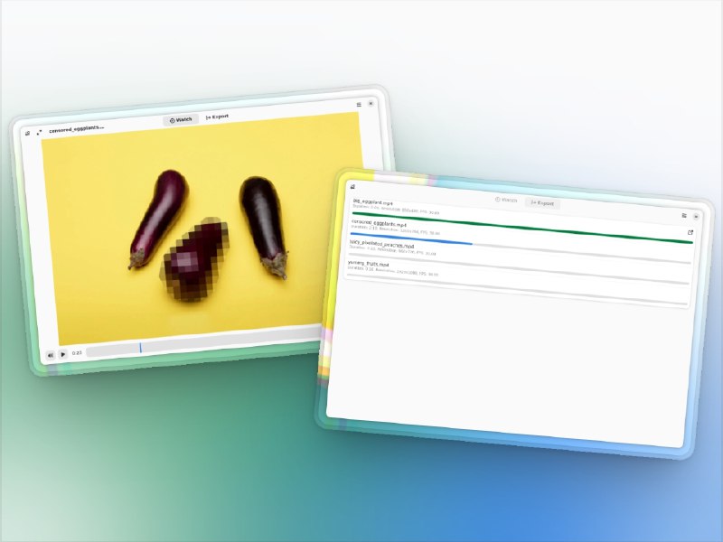 👥 Lada | AI 视频马赛克修复工具，让画面重回清晰细节　Lada 是一款基于 AI 的 视频像素化与马赛克去除工具，专为恢复被模糊处理的视频内容而设计