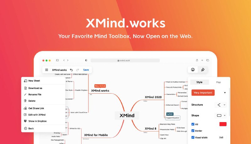 📺 XMind 2024 ▎最受欢迎思维导图软件解锁版🗣️👥【支持平台】：#Windows📱【应用标签】：#XMind #思维导图 #头脑风暴📊【应用版本】：24.09.13001 👥【应用内存】：163M💻【软件简介】：   一款全功能的思维导图和头脑风暴软件