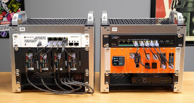 🔖 Mini Rack | 极简家庭机柜构建指南，DIY 发烧友的理想项目　想在家搭个 NAS 或服务器集群，却不想搞一整个 42U？Mini Rack 项目正好适合你！由知名极客 Jeff Geerling 维护，这个开源仓库详细记录了如何构建一个小巧实用、结构紧凑的 mini 机柜，适配树莓派、迷你交换机、UPS、电源模块等，适合家庭或工作室环境，既实用又充满极客美感　你可以先照着他的构建方案搭一个 6U 原型出来，再根据自己的需求加挂网络设备或软路由，整个过程又实用又上头🐙 mini-rack标签：#Nas #MiniRack #家庭机柜 #DIY机柜📮 频道 | 🪧 群聊 | ✨ 中文包