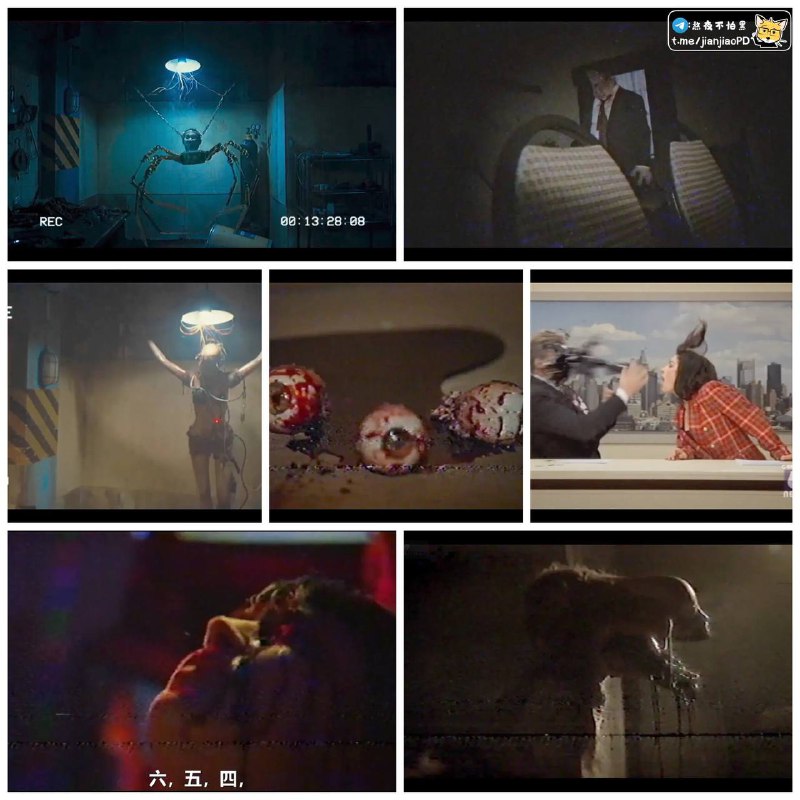 #电影资讯 👈🏻查看更多(2021)致命录像带94 HD1080P中英双字▎🗣频道主有话说：⚠️老美就爱拍恐怖😱重口味的，我放了几张剧照，还能接受的可以追，受不了的可以看频道内其他电影🎦推荐哦▎美国 / 惊悚 / 恐怖 / 2021-09-26(奇幻电影节)上映 / 片长100分钟▎剧情简介：《致命录像带》系列将推出第四部！《致命录像带》第四部定名为《致命录像带94》(V/H/S 94，暂译)