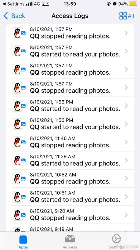 🔥#微信 在后台私自读取用户相册上了微博热搜，但通过博主发的图片，不止有微信，还有QQ，淘宝这些APP🔍点我查看更多详细内容🔥#微信 在后台私自读取用户相册上了微博热搜，但通过博主发的图片，不止有微信，还有QQ，淘宝这些APP🔍点我查看更多详细内容