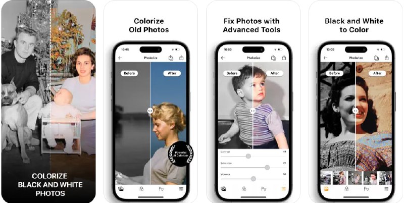 限免App Store应用：老照片修复&照片高清翻新&视频高清修复 ▎专业旧照片修复，AI智能修复残破照片模糊视频，让照片动起来🗯 软件详情：使用AI照片增强器，轻松将您旧的、模糊的黑白照片转换为高分辨率、增强且上色的彩色照片，仅需一次点击🔕限免有时效性请注意时间❗️在购买界面中没有显示金额，说明就是免费的📦设备需装有 iOS 15.0 或更高版本➡️ 免费