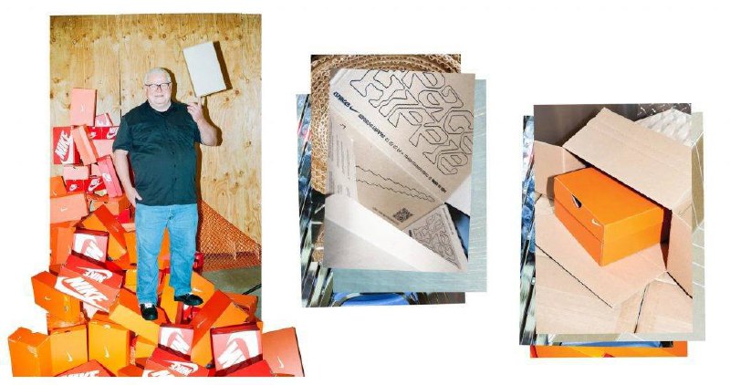 耐克Nike 试点新鞋盒包装为了能减少浪费，耐克（Nike）开发了一种更为环保的鞋盒—— One Box，这是耐克「Move To Zero」环保计划的一个新项目