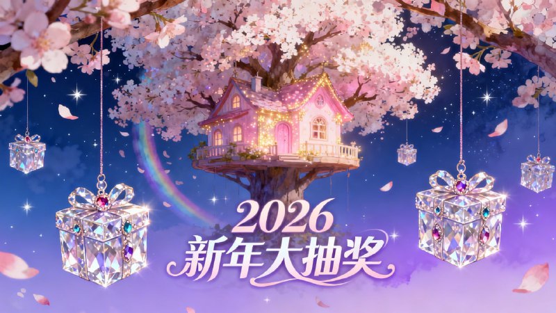 已结束 ～🎁 2026新年大抽奖 福利超多🔥🔑 抽奖口令:大家好，我是天选中奖人📮 抽奖条件:🎫 加入-TG小树屋｜Chat🎫 加入-秀儿の软件科技社群🍓🎁 奖品内容:•TG高级大会员1年 × 1•Kitty机场一年订阅512G/月（价值50R） × 10•Forward永久码 × 1•JSTV永久码 × 5•上岛记永久码 × 20•VidHub永久码 × 2📅 开奖日期:(UTC+8)2026年02月20日 22时00分00秒💡 活动说明:中奖1小时内凭中奖截图兑奖会员和机场兑奖联系 @XiaoShuwu_bot兑换码兑奖联系 @XiangxiuerBot